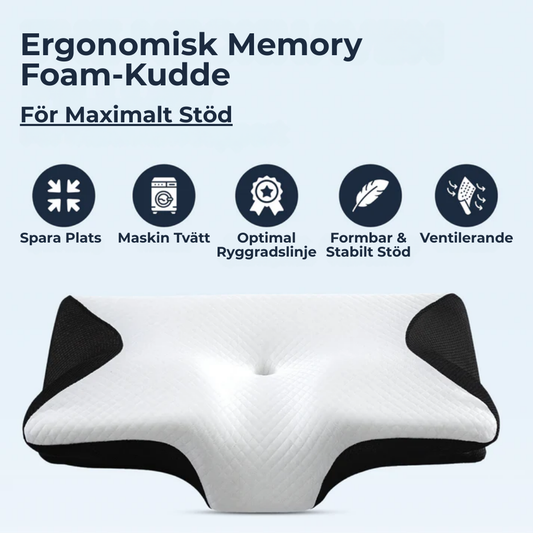 Ergonomisk Memory Foam-Kudde